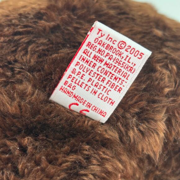 Ty M. C. Beanie Buddy Bear Brown Plush Mastercard Nose 14 Inch 2005 Vintage - Picture 10 of 10